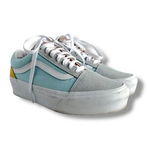 Vans Old Skool Pastel Colorblock Platform Shoes